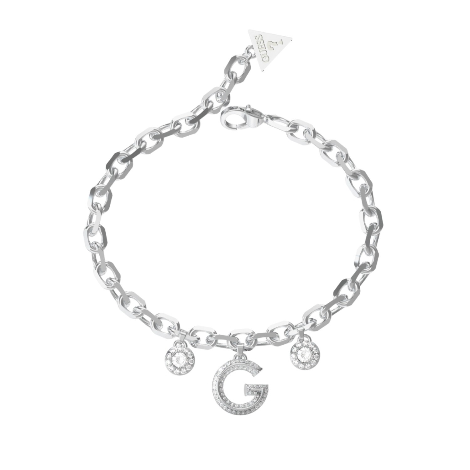 Silver-Tone G Crystal Bracelet JUBB05445JWRHL – Guess Jewellery Auckland | GUESS jewellery effortlessly transitions from daytime to nighttime wear, Fast Free Delivery from Auckland Silver-Tone G Crystal Bracelet JUBB05445JWRHL by Guess Jewellery