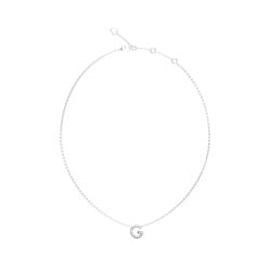 Silver-Tone G Crystal Necklace JUBN05441JWRHT/U