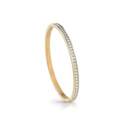 GUESS Clear Crystal Bangle in Gold-ToneJUBB02248JWYGL