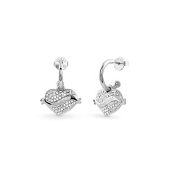 Silver-Tone Vintage Guess Earrings JUBE05477JWRHT/U