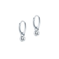 SINALAA: Crystal Huggie Earrings TBJ3983-02-28 SINALAA: Crystal Huggie Earrings TBJ3983-02-28