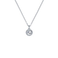 SOLTELL: Solitaire Sparkle Crystal Pendant Necklace TBJ3695-01-02 SOLTELL: Solitaire Sparkle Crystal Pendant Necklace TBJ3695-01-02