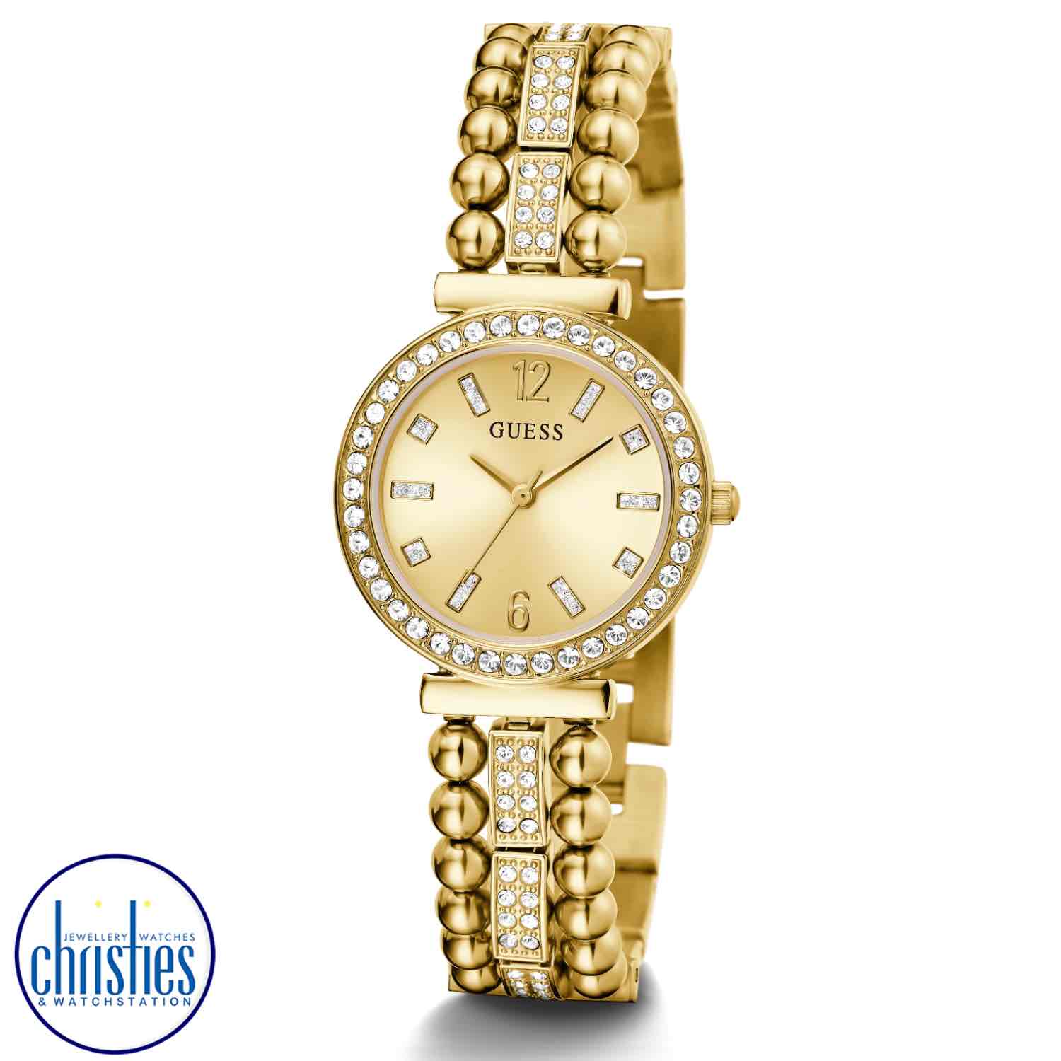 GW0401L2 GUESS Watch Ladies Gold Tone GW0401L2 guess watches nz prices GW0401L2 GUESS Watch Ladies Gold Tone guess watches nz rose gold