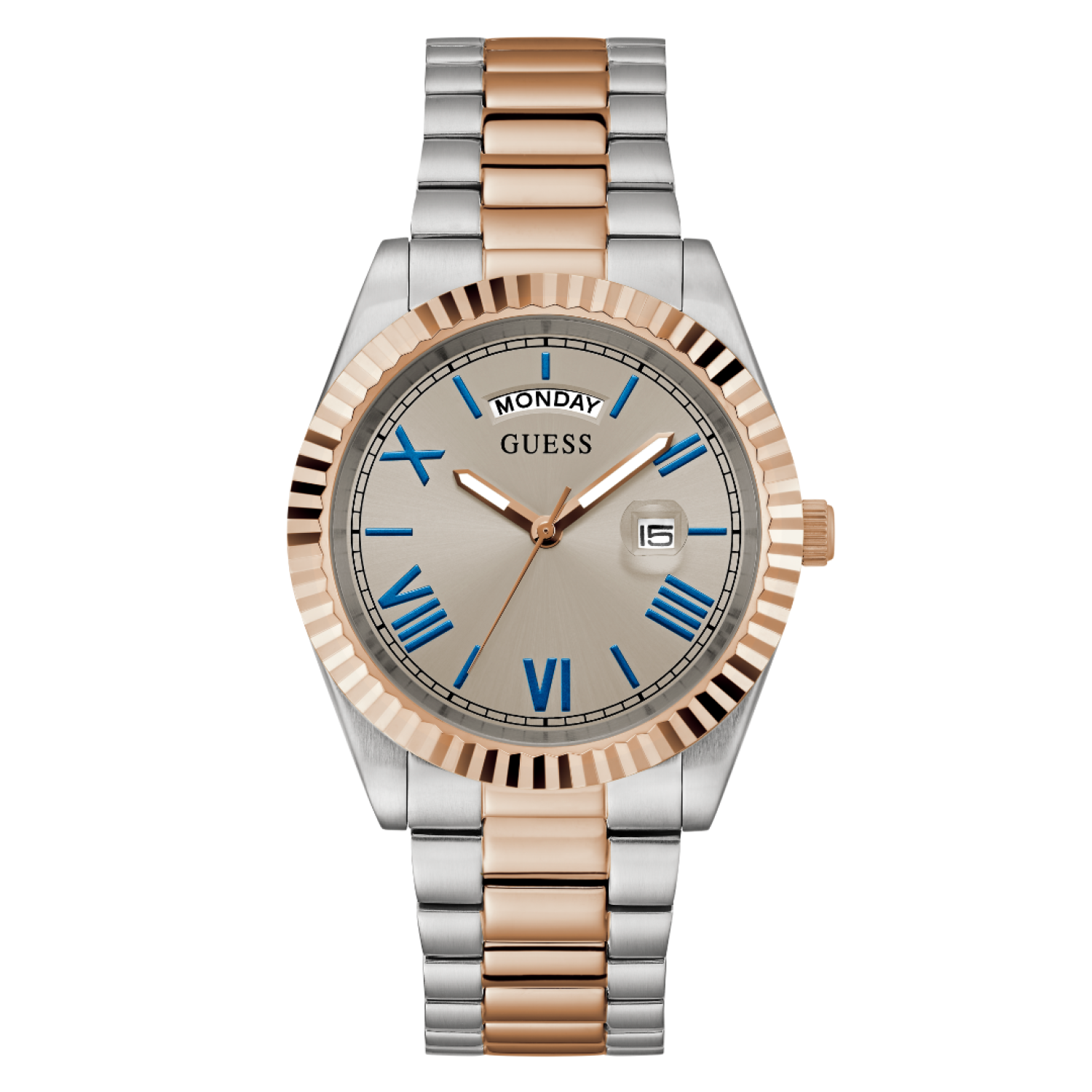 GW0265G13 Mens Two Tone Analogue Watch – GW0265G13 Mens Two Tone Analogue Watch by Guess Watches
