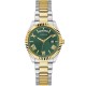 Christies Jewellery - GW0308L5 Guess 2-Tone Day/Date Watch Auckland NZ GW0308L5 Guess 2-Tone Day/Date Watch with Green Colour Dial
