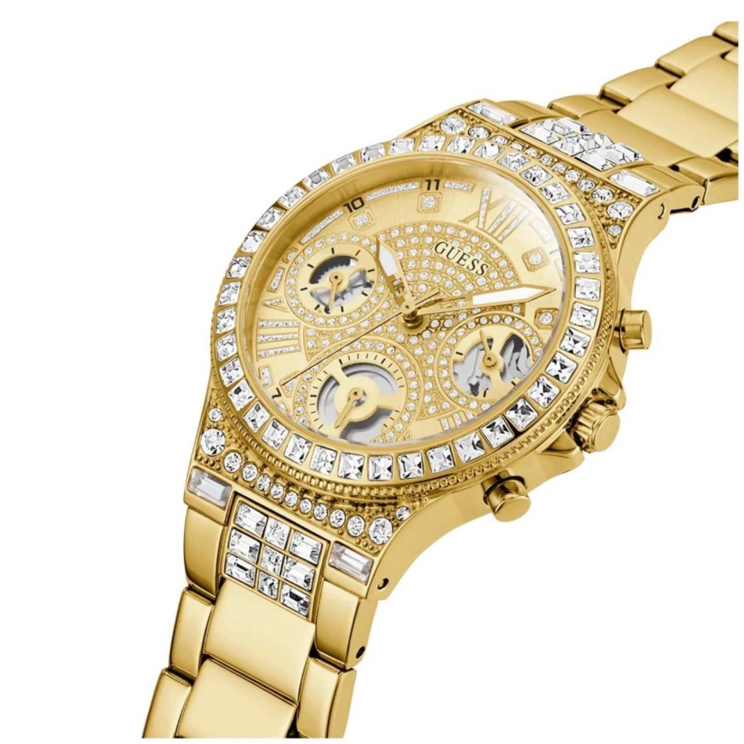 Christies Jewellery - GW0320L2 GUESS Moonlight Gold Tone Watch Auckland NZ GW0320L2 GUESS Moonlight Gold Tone Watch GW0320L2
