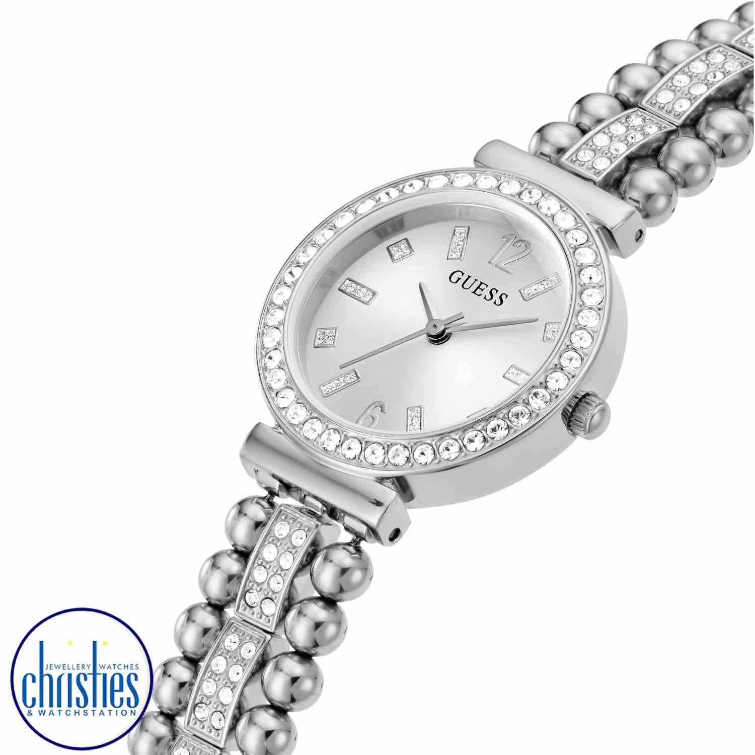 GW0401L1 GUESS  Watch Ladies Silver Tone guess watches nz rose gold