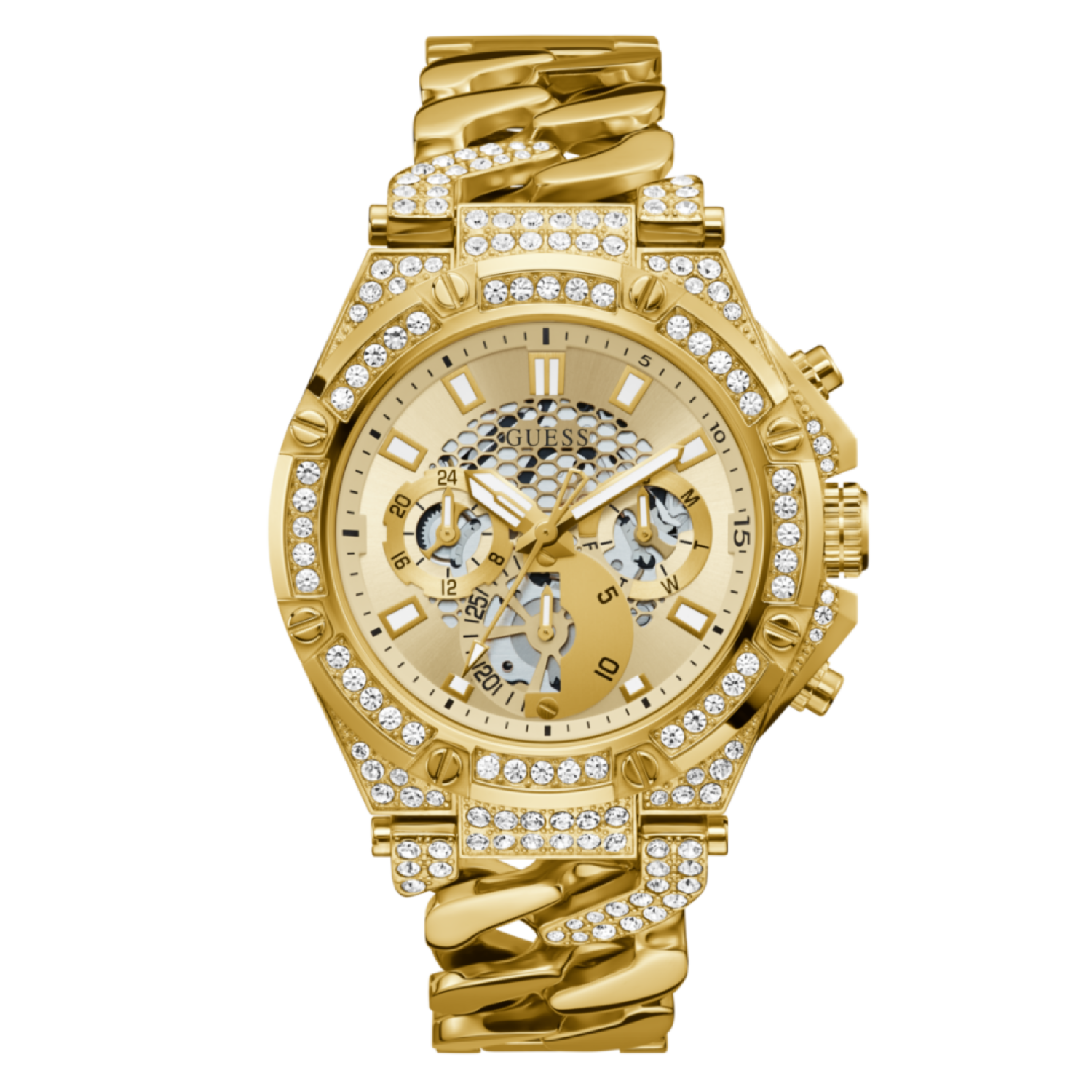 GW0517G2 GUESS Mens Gold-Tone Analogue Watch – GW0517G2 GUESS Mens Gold-Tone Analogue Watch by Guess Watches