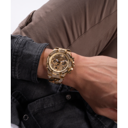 GW0517G2 GUESS Mens Gold-Tone Analogue Watch