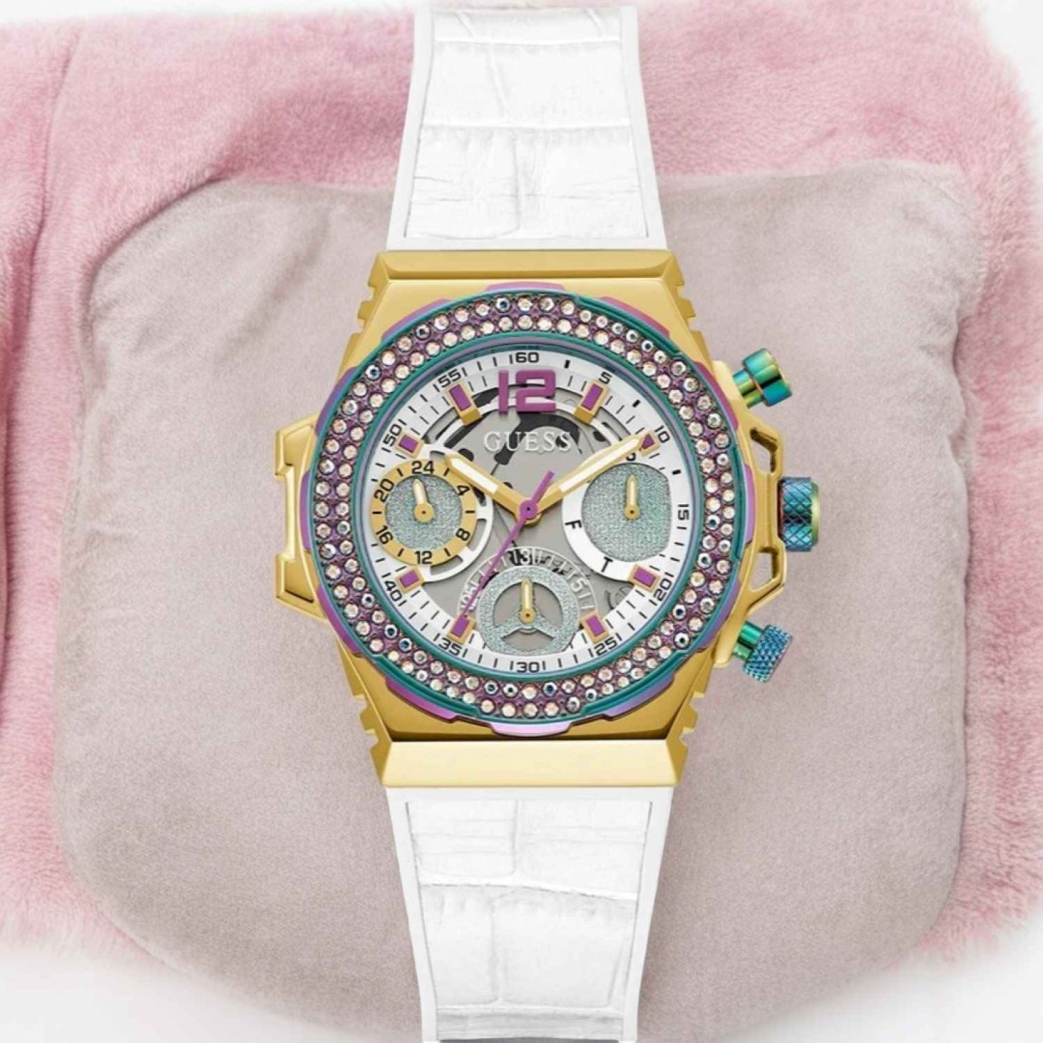 Christies Jewellery - GW0553L2 Guess Ladies Multi-Function Watch Auckland NZ GW0553L2 Guess Ladies Multi-Function Watch GW0553L2