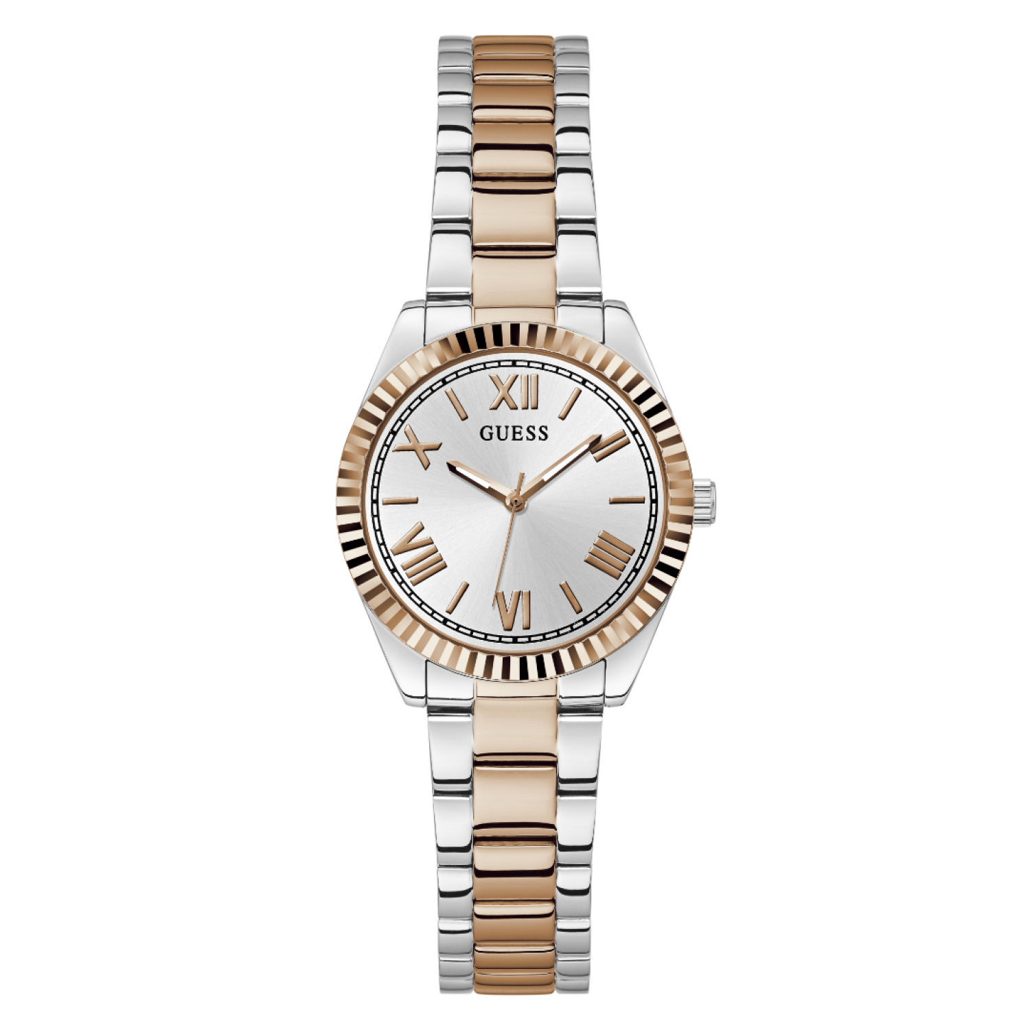 GW0687L3 Ladies Two Tone Analogue Watch – GW0687L3 Ladies Two Tone Analogue Watch by Guess Watches