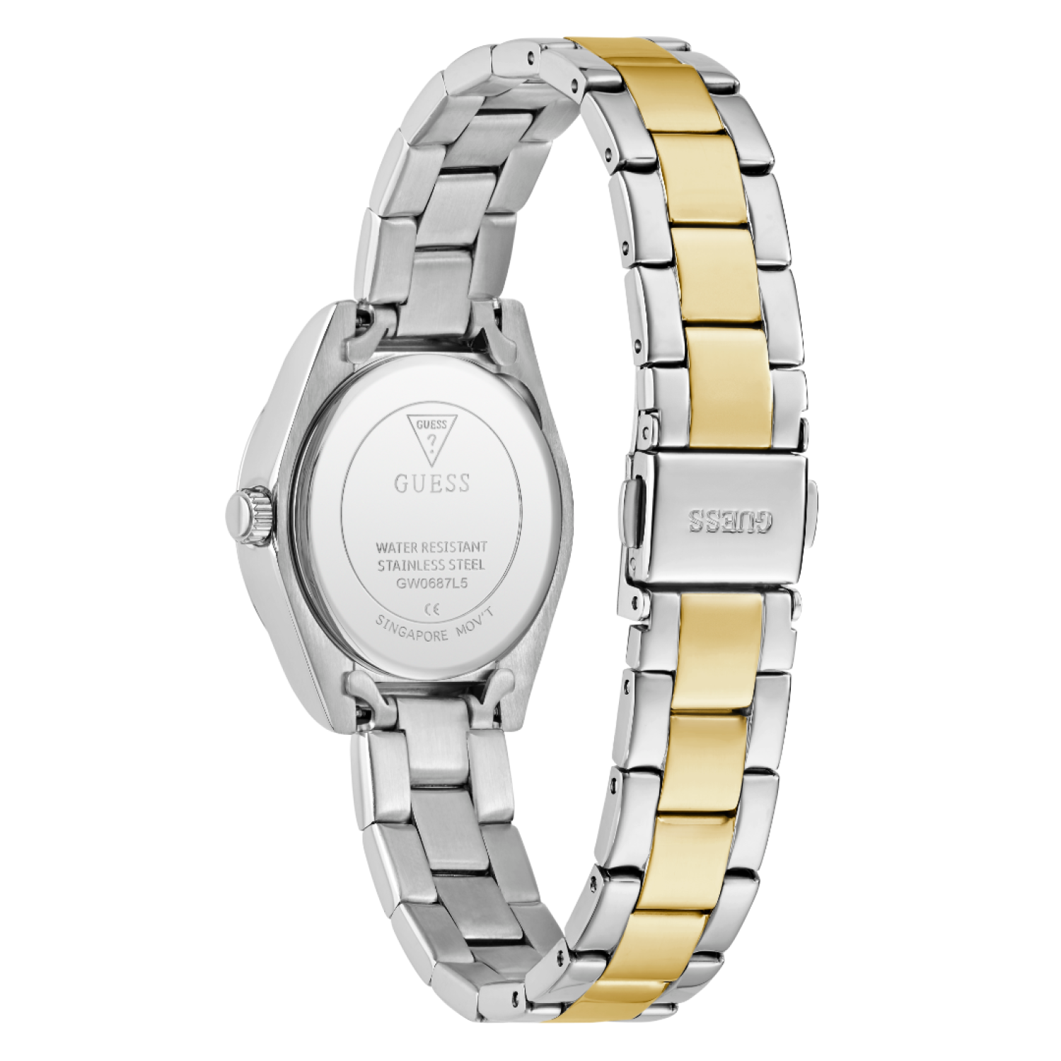 GW0687L5 GUESS Ladies 2-Tone Analogue Watch – GW0687L5 GUESS Ladies 2-Tone Analogue Watch by Guess Watches