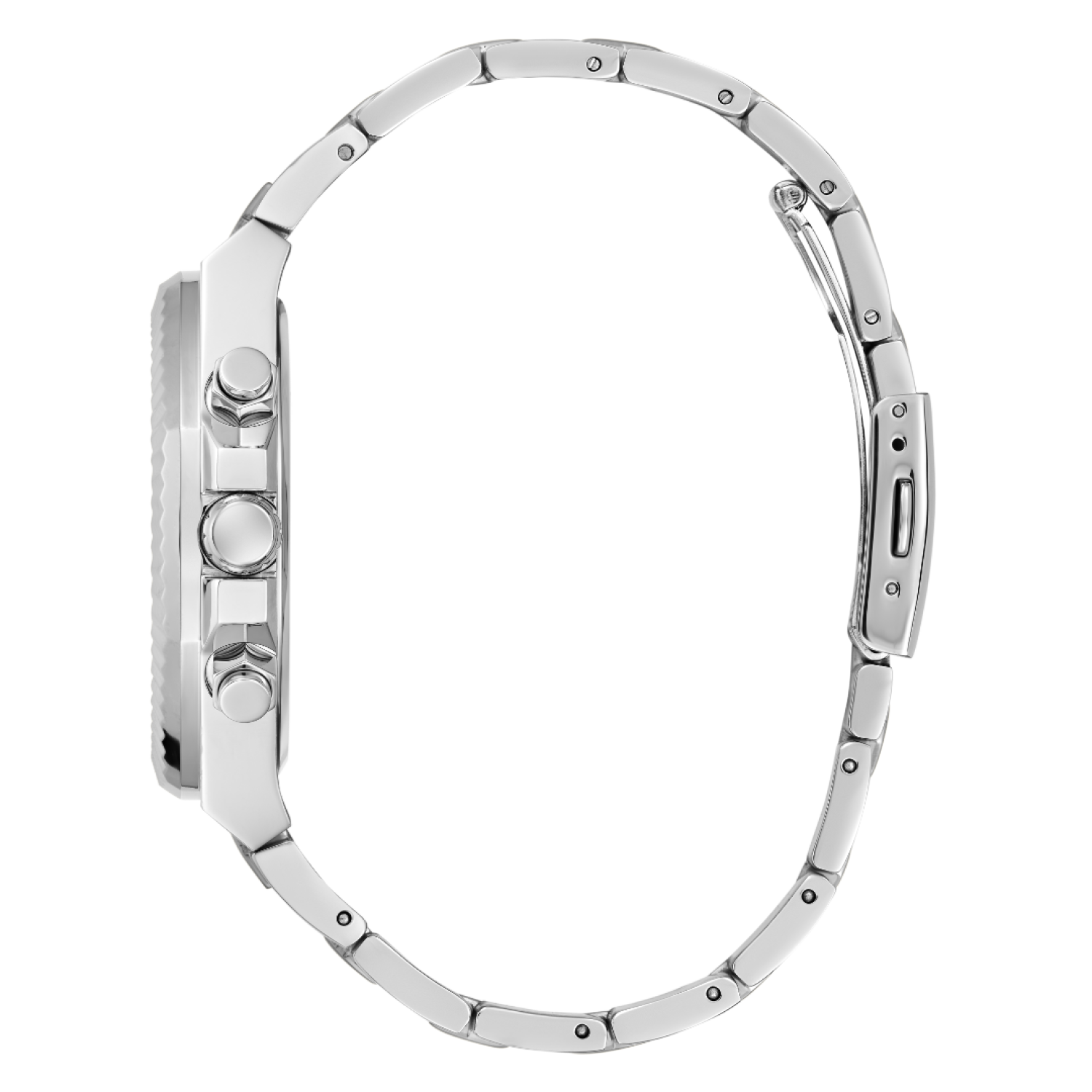 GW0703G1 Mens Silver Tone Multi-function Watch by Guess