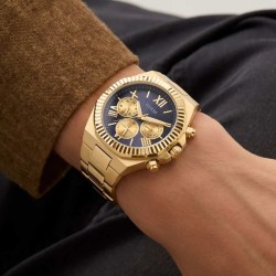 GW0703G6 GUESS Men's Gold Tone Multi-function Watch