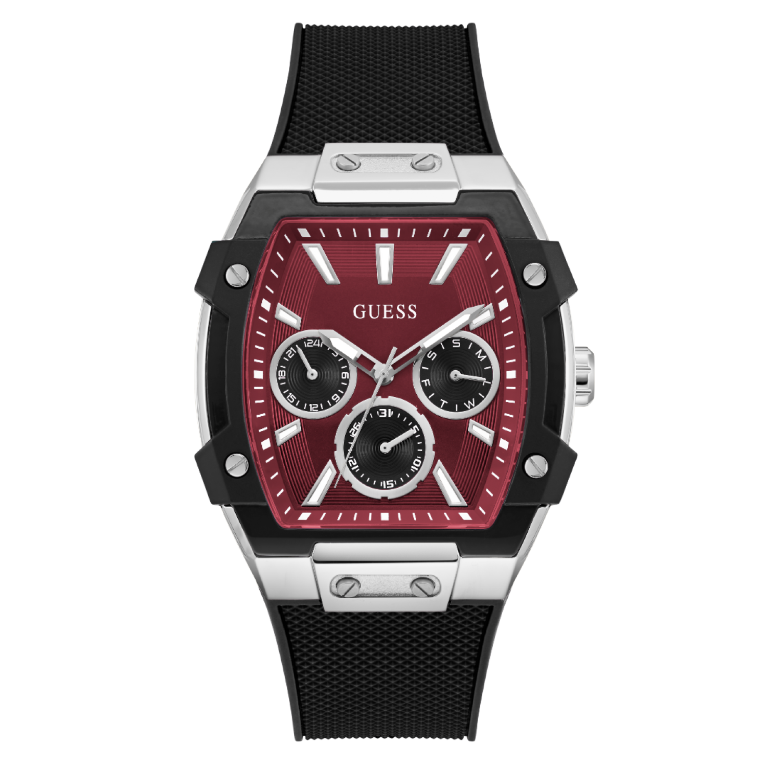 GW0703G7 GUESS Mens Silver-Tone Multi-Function Watch – GW0703G7 GUESS Mens Silver-Tone Multi-Function Watch by Guess Watches