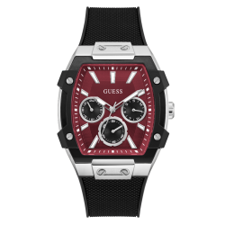 GW0703G7 GUESS Mens Silver-Tone Multi-Function Watch