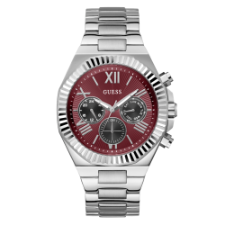 GW0703G7 GUESS Mens Silver-Tone Multi-Function Watch