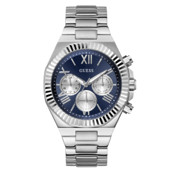GW0703G8 GUESS Mens Silver-Tone Multifunction Watch