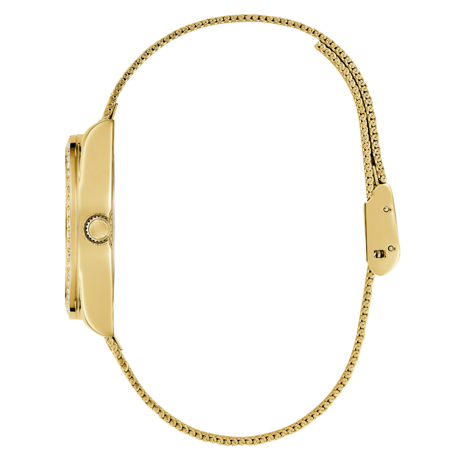 GW0748L2 Ladies Gold Tone Analogue Watch GW0748L2 Ladies Gold Tone Analogue Watch by Guess Watches