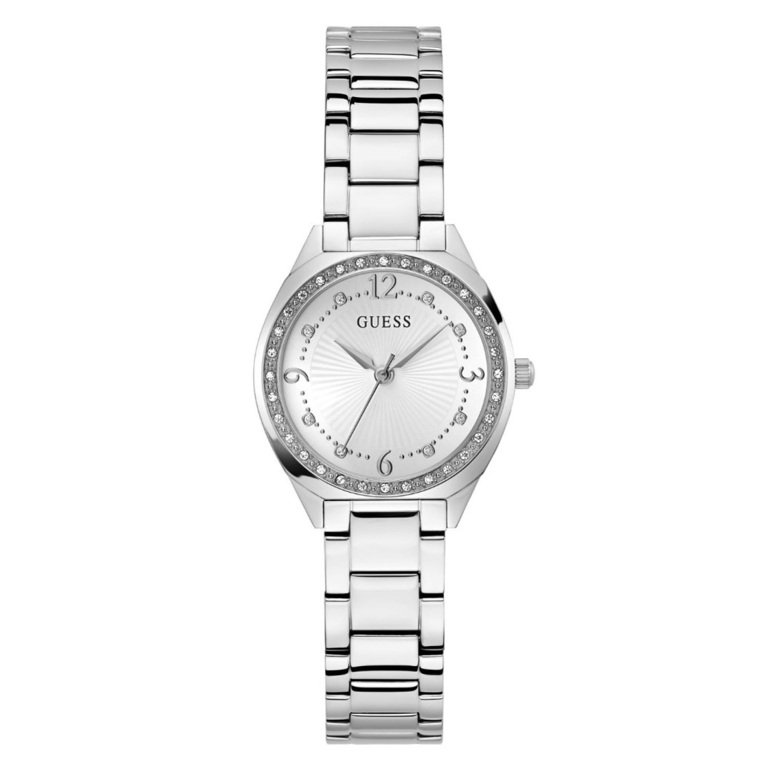 GW0767L1 GUESS Charlotte Silver Tone Watch by Stolen Girlfriends Club