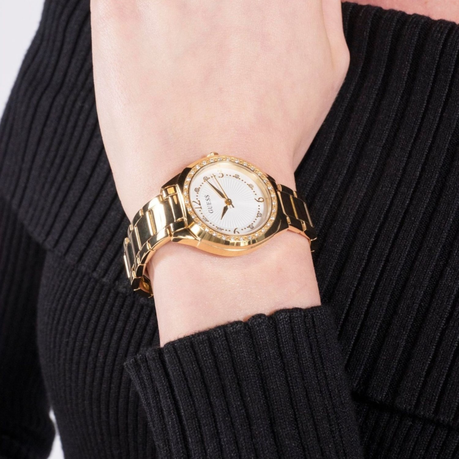 GW0767L2 GUESS Charlotte Gold Tone Watch by