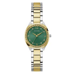 GW0767L4 GUESS Charlotte Green Dial, Gold Tone Watch