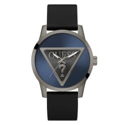 GW0781G5 GUESS Badge Gun Tone Watch 
