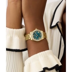 GW0841L9 GUESS Ladies Analogue Gold-Tone Watch