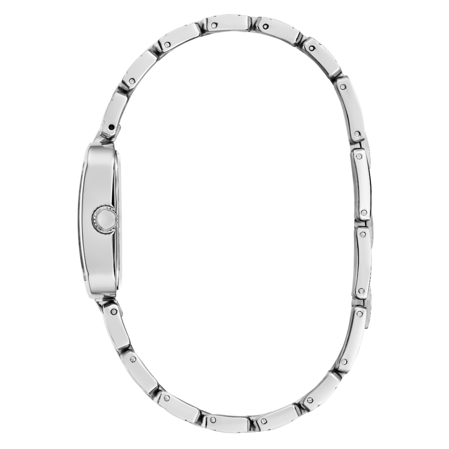 GW0865L7 GUESS Ladies Silver-Tone Analogue Watch by Guess Watches