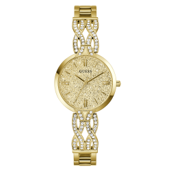 GW0868L2 GUESS Ladies Gold Tone Analogue Watch