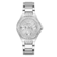 GW0878L GUESS Ladies Silver Tone Analogue Watch GW0878L GUESS Ladies Silver Tone Analogue Watch | Silver Tone casing with Glotters and bezel
