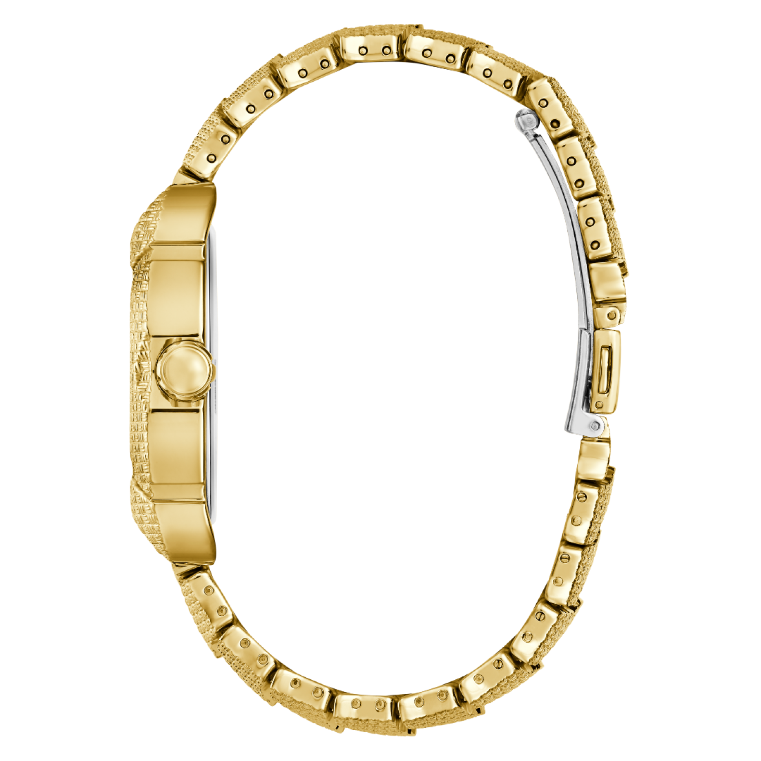 GW0885G1 GUESS Gold Tone Analogue Watch by Guess Watches
