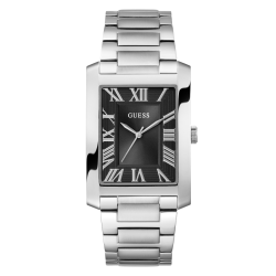 GW0896G1 GUESS Men's Silver Tone Analogue Watch