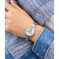 GW0914L1 GUESS Ladies Silver Tone Analogue Watch
