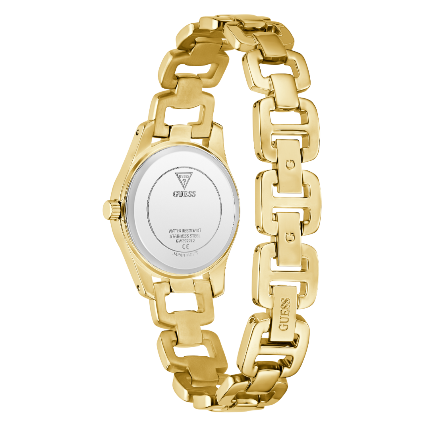 GW0927L2 Ladies Gold Tone Analogue Watch – Guess Watches GW0927L2 Ladies Gold Tone Analogue Watch by Guess