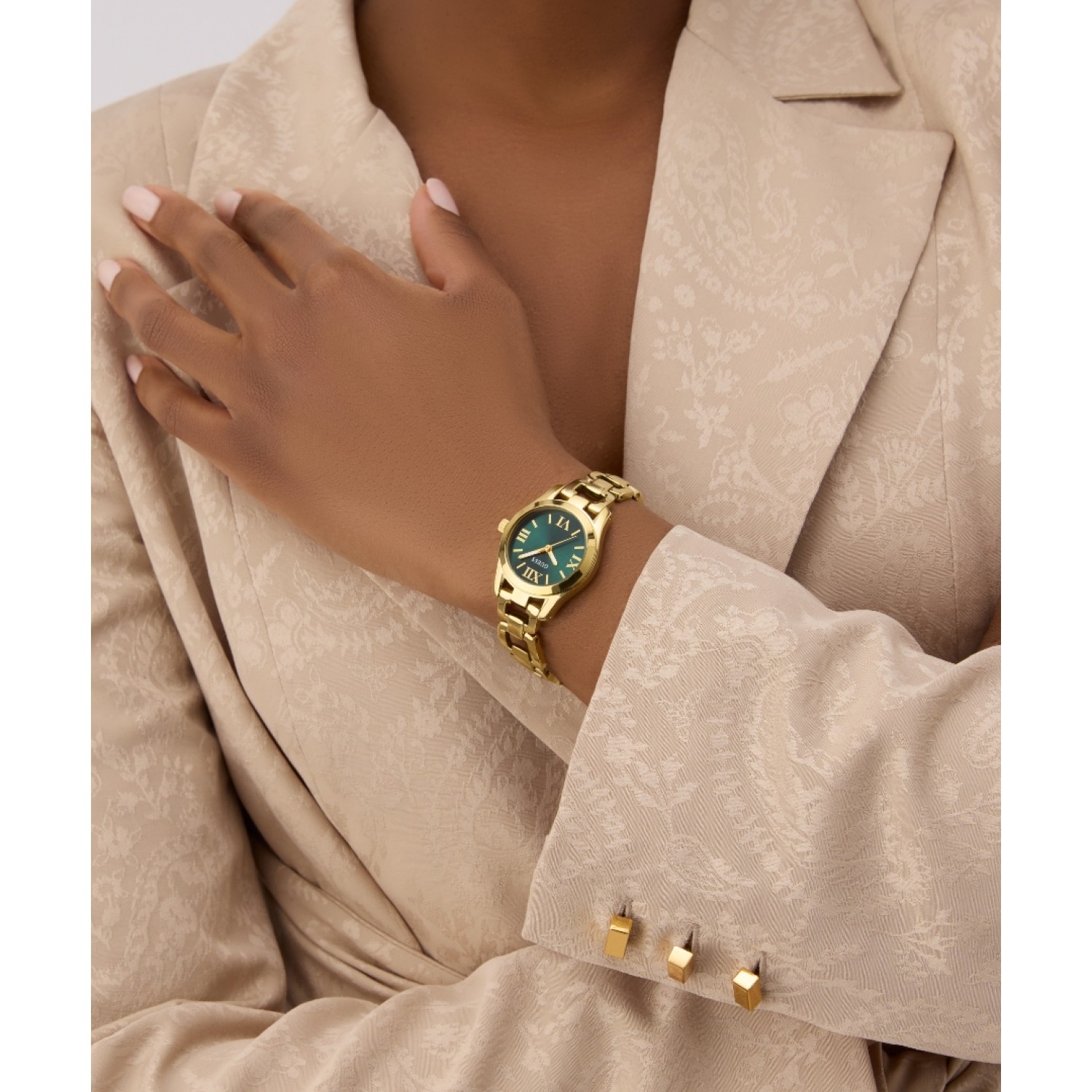 GW0927L2 Ladies Gold Tone Analogue Watch – Guess Watches GW0927L2 Ladies Gold Tone Analogue Watch by Guess