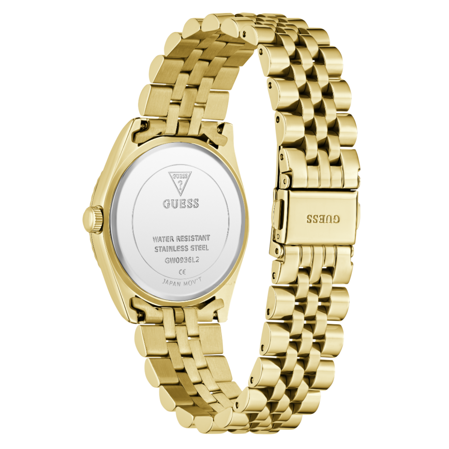 GW0936L2 GUESS Ladies Gold-Tone Analogue Watch – GW0936L2 GUESS Ladies Gold-Tone Analogue Watch by Guess Watches