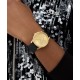 GW0942L2 Ladies Black Gold Tone Analogue Watch by