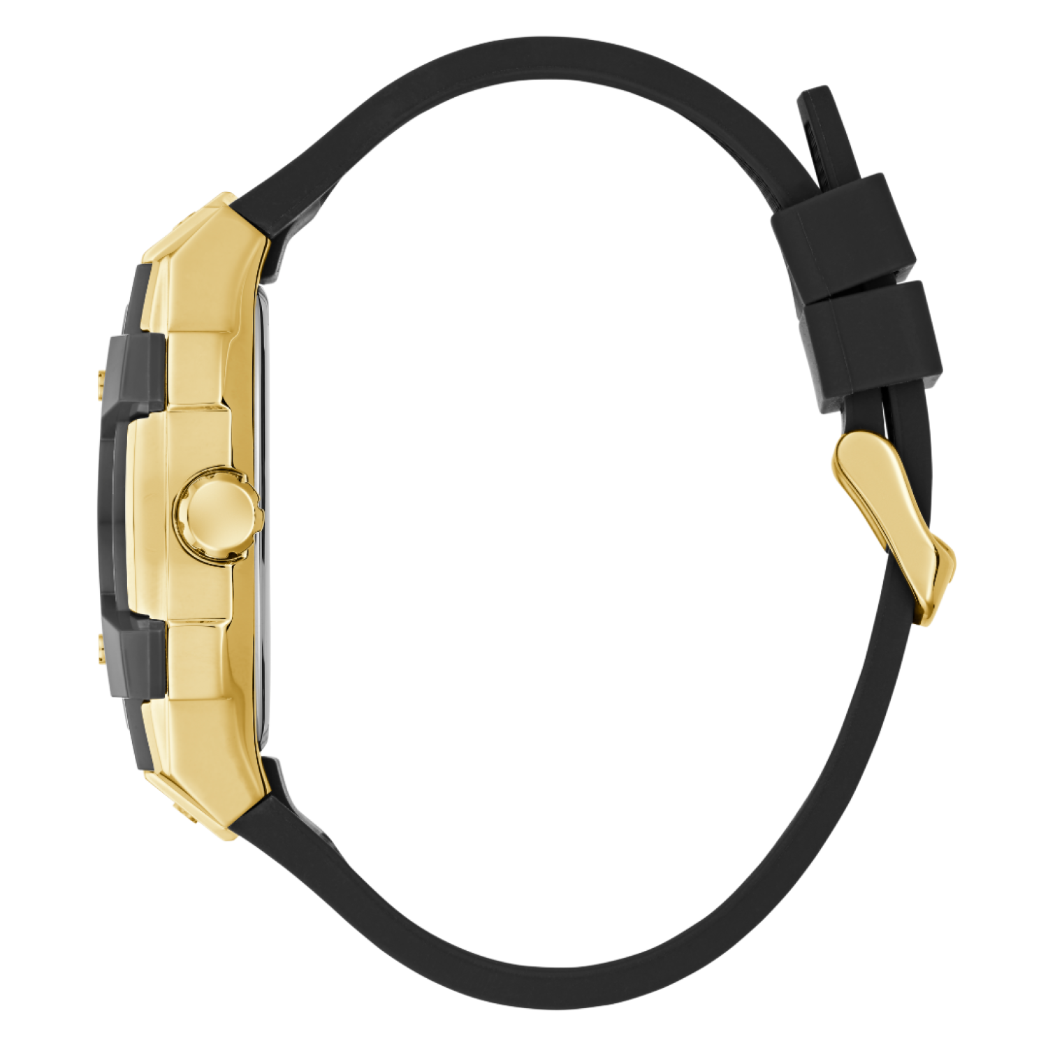 GW0956G2 Mens Black Gold Tone Multi-function Watch –Guess Watches GW0956G2 Mens Black Gold Tone Multi-function Watch by Guess