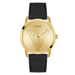 GW0957G2 Mens Black Gold Tone Analogue Watch