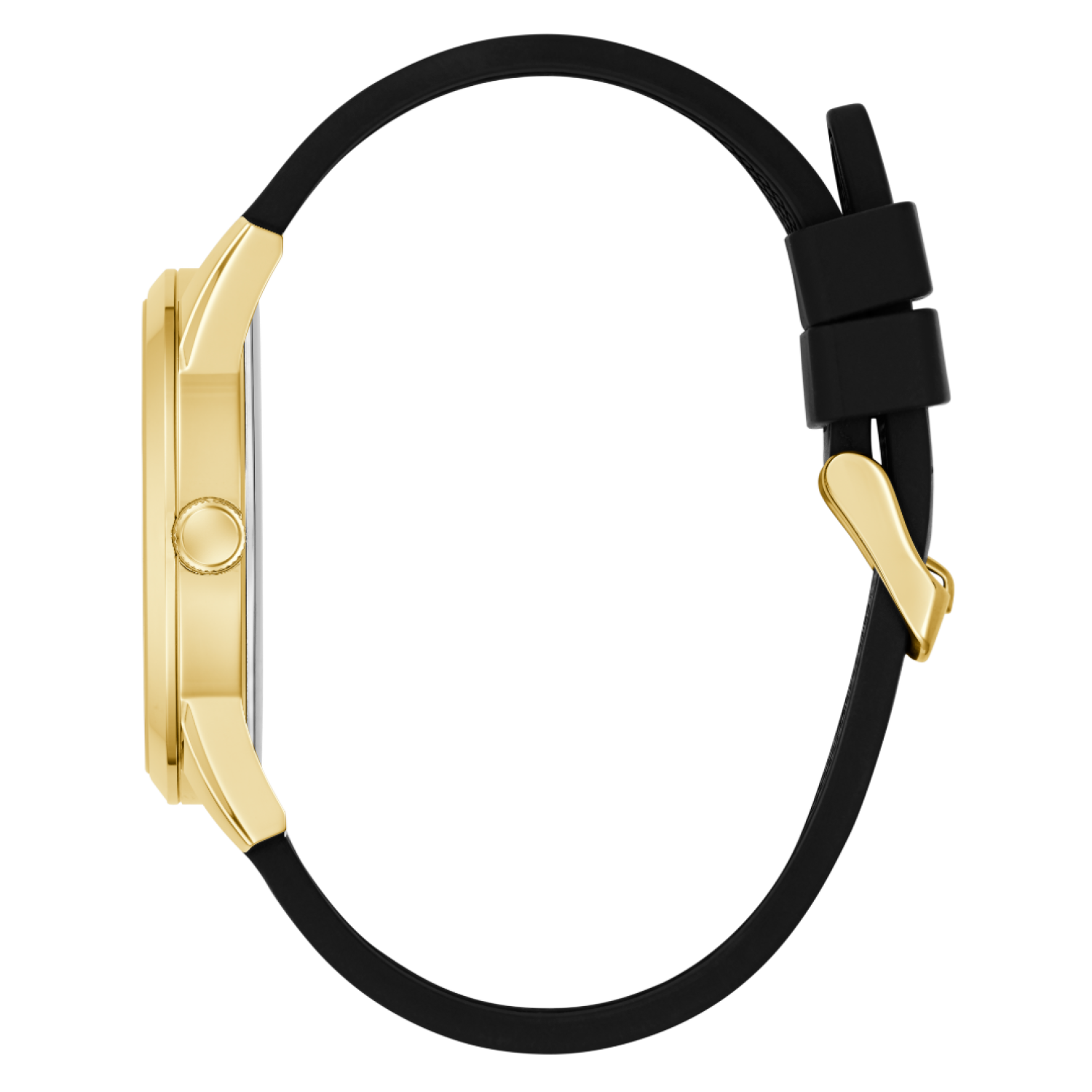 GW0957G2 Mens Black Gold Tone Analogue Watch – Guess Watches GW0957G2 Mens Black Gold Tone Analogue Watch by Guess