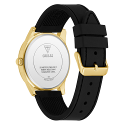 GW0957G2 Mens Black Gold Tone Analogue Watch