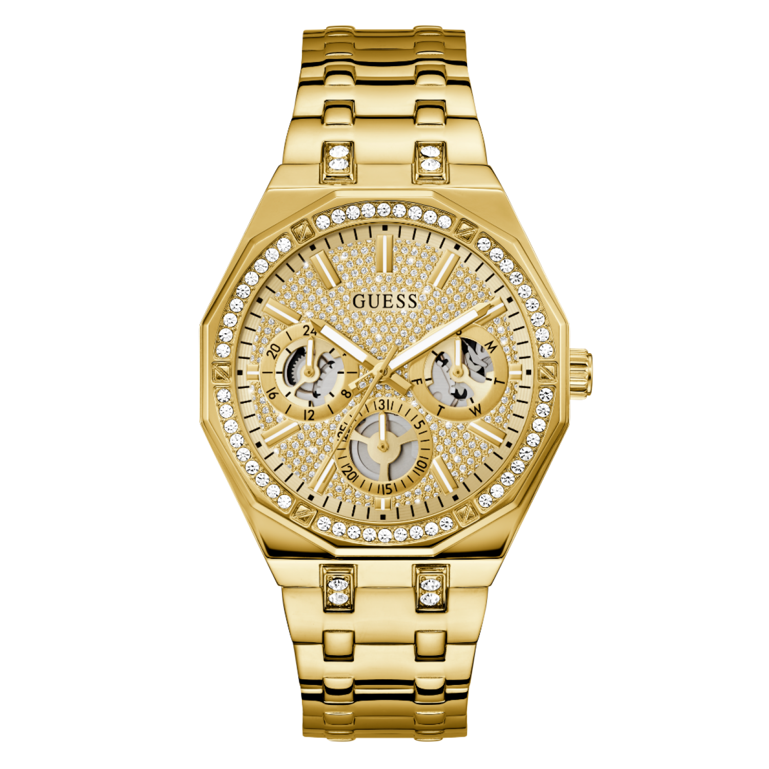GW0960G2 GUESS Mens Gold-Tone Analogue Watch – GW0960G2 GUESS Mens Gold-Tone Analogue Watch by Guess Watches