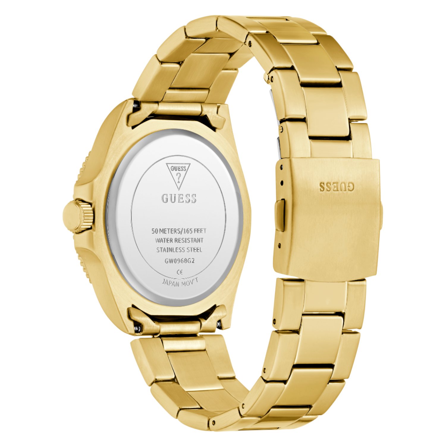 GW0968G2 Mens Gold Tone Analogue Watch by