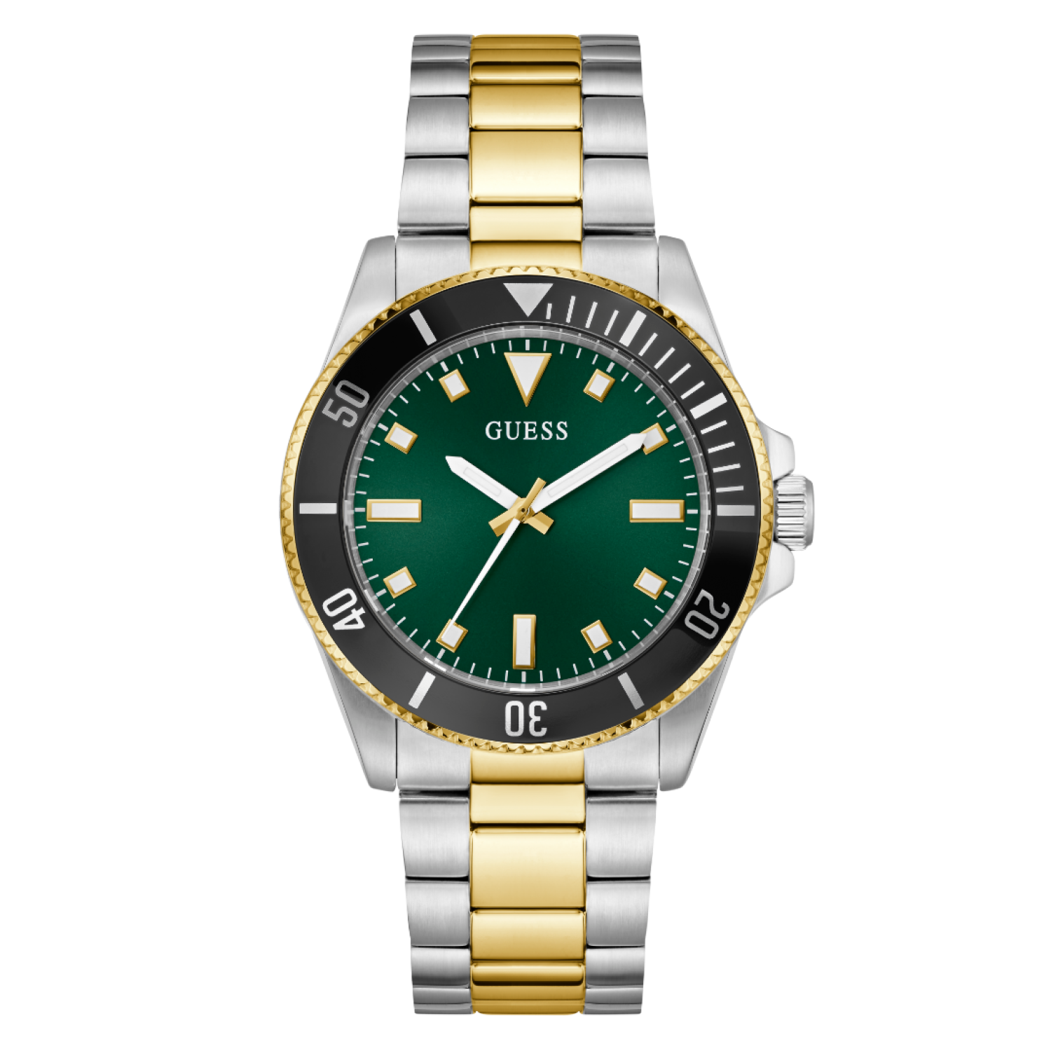 GW0968G4 Mens Gold Tone Analogue Watch – Guess Watches GW0968G4 Mens Gold Tone Analogue Watch by Guess