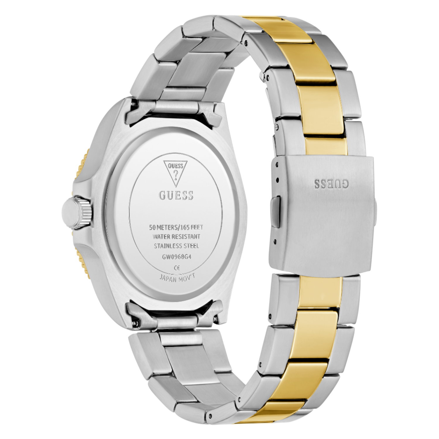 GW0968G4 Mens Gold Tone Analogue Watch – Guess Watches GW0968G4 Mens Gold Tone Analogue Watch by Guess