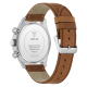 GW0972G1 Mens Brown Silver Tone Multi-function Watch by Guess
