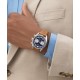GW0972G1 Mens Brown Silver Tone Multi-function Watch by Guess