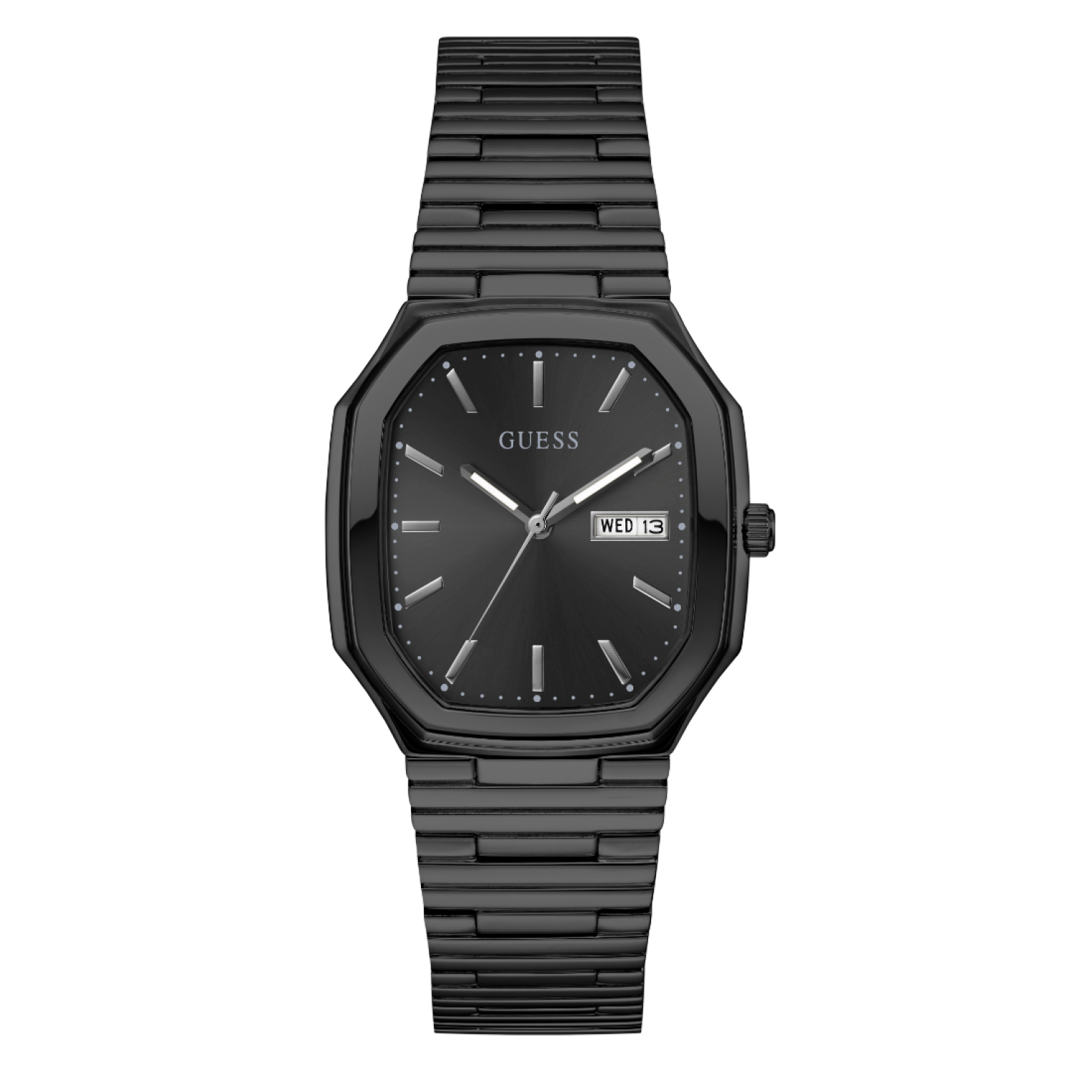 GW0978G4 Mens Black Analogue Watch – Guess Watches GW0978G4 Mens Black Analogue Watch by Guess