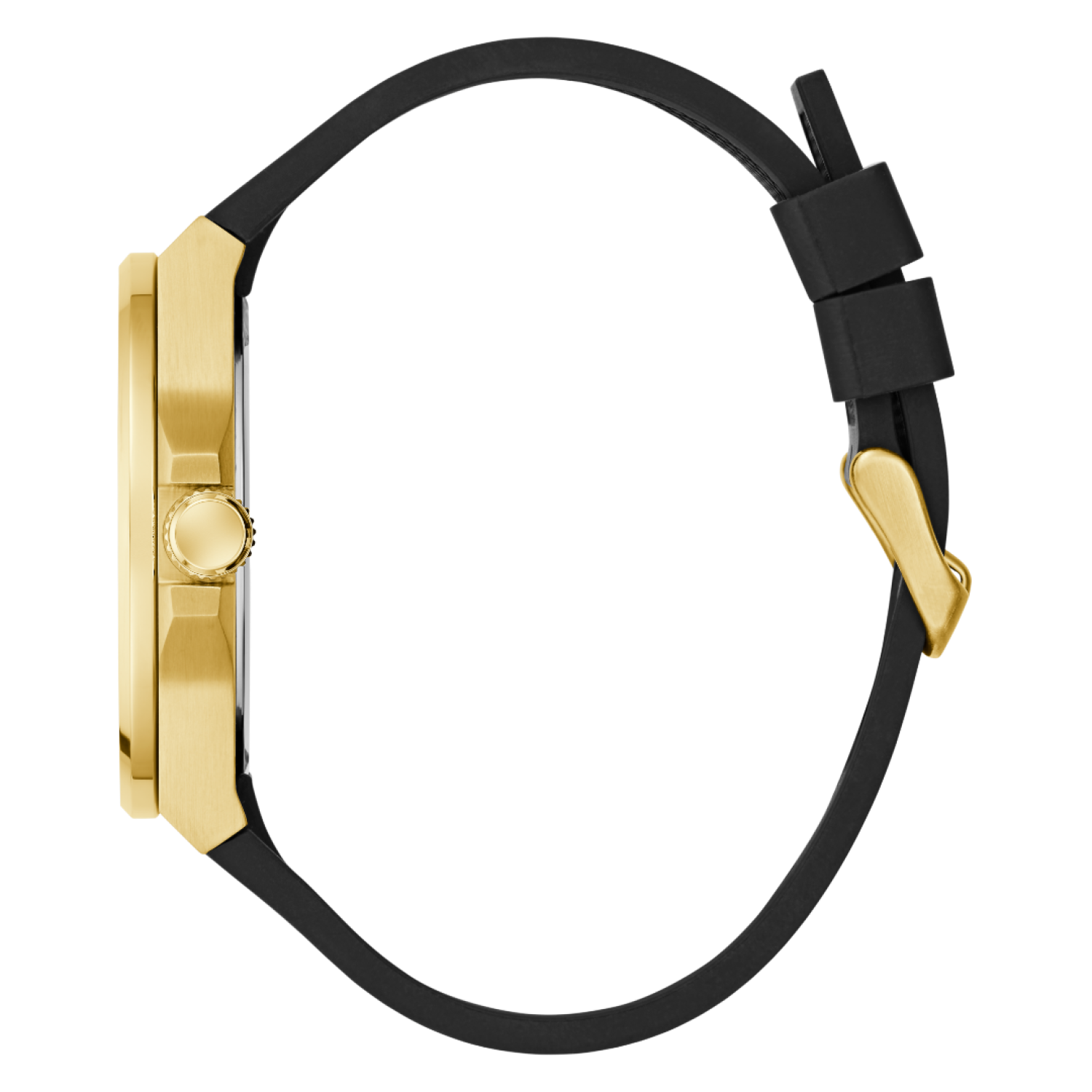 GW0979G1 Mens Black Gold Tone Analog Watch – Guess Watches GW0979G1 Mens Black Gold Tone Analog Watch by Guess